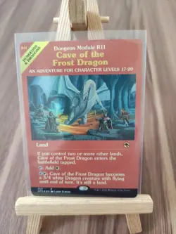 Cave of the Frost Dragon 350 AFR Showcase Foil Magic the gathering MTG Card New - Image 3