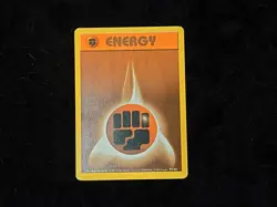 Fighting Energy Base Set Regular Pokemon TCG Energy Card Lightly Played - Image 1
