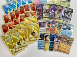 Pokemon TCG Ultra Rare Holo Radiant Reverse Energy Rare Promo EX V Card Lot 50x - Image 3