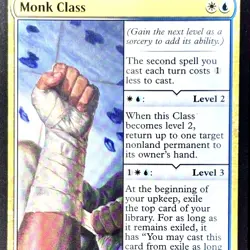 Monk Class - Reg - MTG - AFR - 228/281 - RARE ~ NM - Image 1