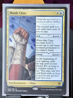 Monk Class - Reg - MTG - AFR - 228/281 - RARE ~ NM - Image 2