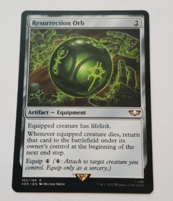 1x Resurrection Orb Warhammer 40K Commander MTG Magic the Gathering NM - Image 1