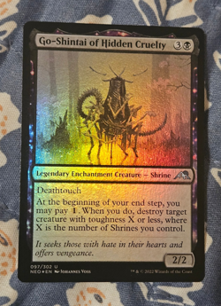 Go-Shintai of Hidden Cruelty FOIL Kamigawa Neon Dynasty MTG Magic - Image 1