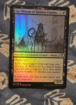 Go-Shintai of Hidden Cruelty FOIL Kamigawa Neon Dynasty MTG Magic - Image 2