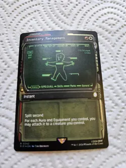 Inventory Management Showcase Foil MTG Fallout PIP 342 NM Unplayed - Image 2