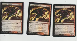 Lot x3 cartes FOIL Prerelease Promos - Avatar of Discord -MAGIC MTG 2010 EX-NM - Image 1
