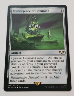 1x Convergence of Dominion Warhammer 40K Commander MTG Magic the Gathering NM - Image 1