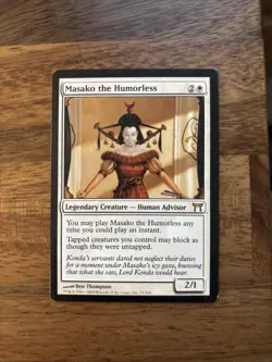* Masako the Humorless * Champions of Kamigawa Rare MTG Magic - Image 1
