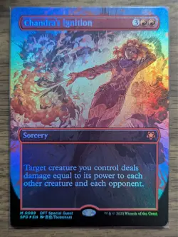 MTG Chandra's Ignition Borderless Foil from Special Guests NM - Image 1