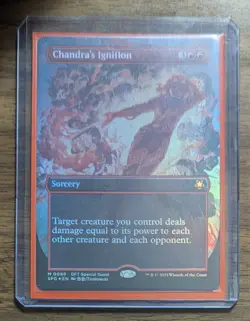MTG Chandra's Ignition Borderless Foil from Special Guests NM - Image 2