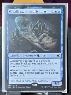 Grazilaxx, Illithid Scholar - Reg - MTG - AFR - 060/281 - RARE ~ NM - Image 2