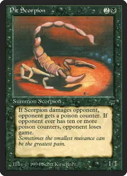MTG - Pit Scorpion - Legends - X1 - (LP) - - Image 1