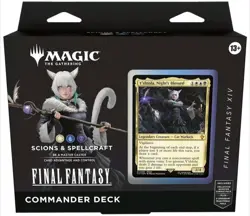 Magic SCIONS and SPELLCRAFT COMMANDER PRECON DECK FINAL FANTASY MTG New Sealed - Image 1