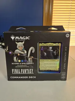 Magic SCIONS and SPELLCRAFT COMMANDER PRECON DECK FINAL FANTASY MTG New Sealed - Image 1