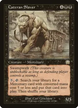 MTG - Cateran Slaver - Mercadian Masques - X1 - (LP) - - Image 1