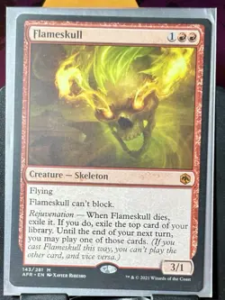 Flameskull - Reg - MTG - AFR - 143/281 - MYTHIC ~ NM - Image 2