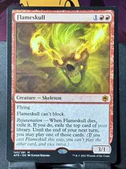 Flameskull - Reg - MTG - AFR - 143/281 - MYTHIC ~ NM - Image 3