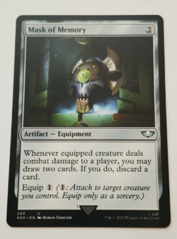 1x Mask of Memory Warhammer 40K Commander MTG Magic the Gathering NM - Image 1