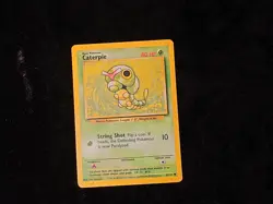 Caterpie Base Set Pokemon-Regular-Lightly Played - Image 1