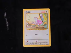 Rattata Base Set Regular Pokemon TCG Lightly Played - Image 1