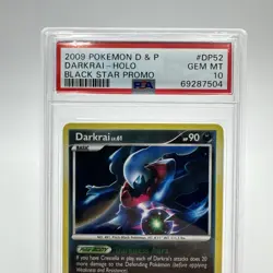 2009 Pokemon Diamond & Pearl Black Star Promos Holo Darkrai DP52 PSA 10 Gem Mint - Image 2