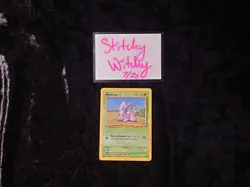 Nidoran M Base Set Regular Pokemon Lightly Played - Image 3