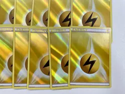 Pokemon TCG 2013 Reverse Holo Lightning Energy Card Deck Exclusives 40x - Image 2