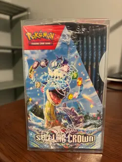 Pokemon TCG Stellar Crown Booster Box Factory Sealed With Plastic Case - Image 4