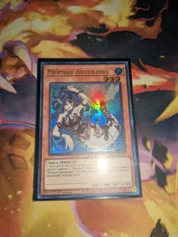 Yugioh Mermail Abysslinde Super Rare RA04 - Image 1