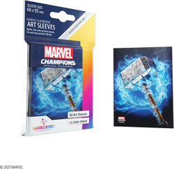 Marvel Champions the Card Game Official Thor Art Sleeves - Pack of 50 Art Sleeve - Image 2