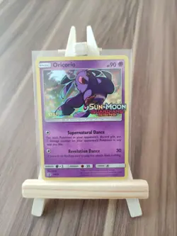 Oricorio SM19 Guardians Rising STAFF Prerelease Holo Rare Promo Pokemon Card - Image 3