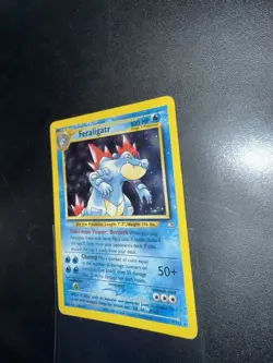 Pokemon TCG Feraligatr Neo Genesis Holo Unlimited Rare Card 4/111 2000 - Image 4