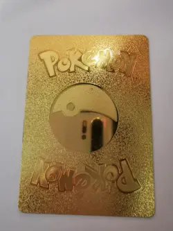 Pokemon Card Rainbow Pikachu VMAX Full Art Gold Foil Fan Art - Image 2