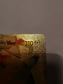 Pokemon Card Rainbow Pikachu VMAX Full Art Gold Foil Fan Art - Image 5