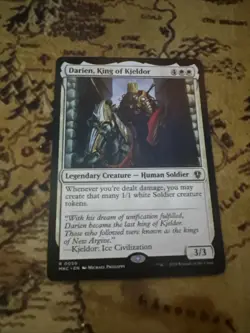 Darien King of Kjeldor MTG Magic the Gathering Card NM Near Mint MKC - Image 1