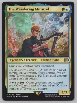 MTG - Final Fantasy - The Wandering Minstrel #249 -g589 - Image 1