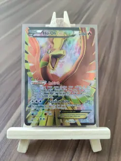 Ho-Oh EX 119/124 Dragons Exalted Full Art Ultra Rare Holo Pokemon Card - Image 2
