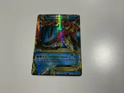 MEGA Swampert EX Ultra Rare XY87 Black Star Custom Holo Fan Art Pokemon Card - Image 1