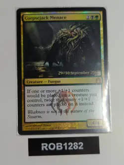 MTG Corpsejack Menace Foil Prerelease Promo Card Return To Ravnica 152 - Image 1