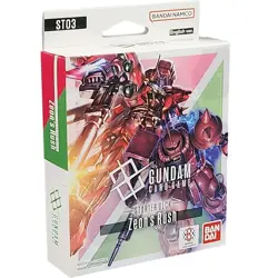 Gundam Card Game: Starter Deck - Zeon's Rush - Brand New, Factory Sealed - Image 1