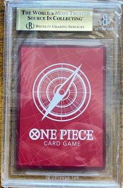 One Piece Card Game Monkey D.Luffy Leader Promo 2025 EB02-010 LA Dodgers BGS 10 - Image 2