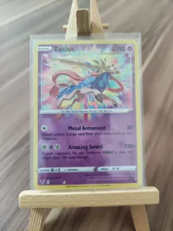 Zacian 082/185 Vivid Voltage Amazing Ultra Rare Holo Pokemon Card * New * - Image 2
