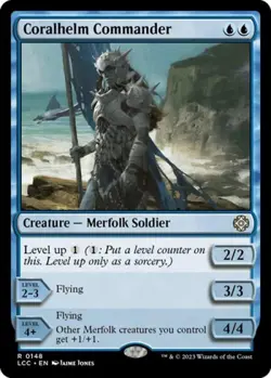 Coralhelm Commander - Light Play MTG Commander: The Lost Caverns of Ixalan - Image 1