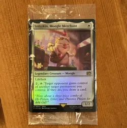 Stiltzkin, Moogle Merchant [Prerelease] R 0034, SEALED, MTG Final Fantasy IX FIN - Image 1