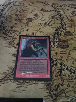 MTG Krenko, Mob Boss Retro Border 335 Ravnica Remastered Magic - NM - Pack Fresh - Image 1
