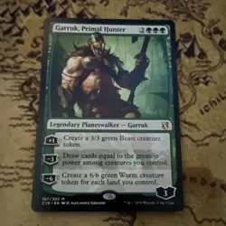 Garruk, Primal Hunter / Commander 2019 / Mythic Rare / Magic The Gathering / MTG - Image 1