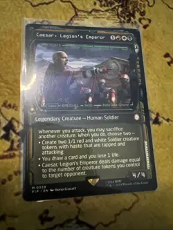 Caesar, Legion’s Emperor showcase MTG single, Universes Beyond: Fallout, M 0339 - Image 1