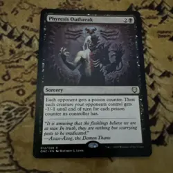 1x PHYRESIS OUTBREAK - Commander - MTG - Magic the Gathering - Image 1