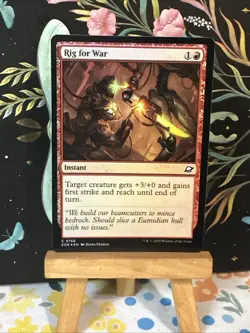 MTG - Rig for War (Foil) - Edge of Eternities NM/M Condition - Image 1