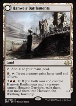 MTG English Hanweir Battlements NM Foil Eldritch Moon - Image 1
